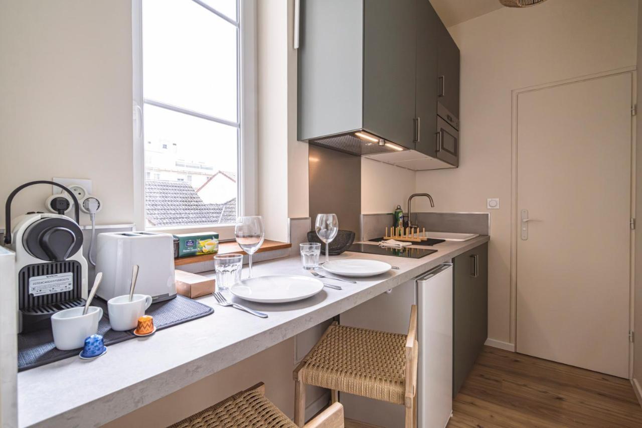 Le Serenite - Studio Cocon A Deux Pas De La Gare Reims Kültér fotó